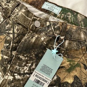 Revice Denim Camo Cargo Pants NWT